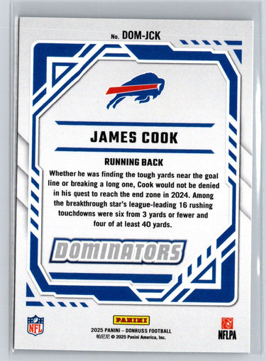 2025 Donruss #DOM-JCK James Cook Dominators i11