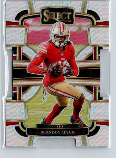 2023 Panini Select #89 Brandon Aiyuk Silver Prizms Die Cuts i11