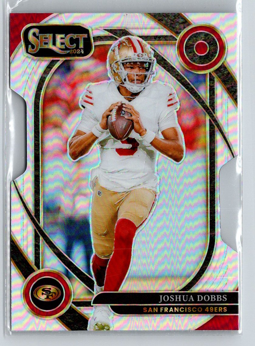 2024 Panini Select #273 Joshua Dobbs Silver Prizm Die Cut i11