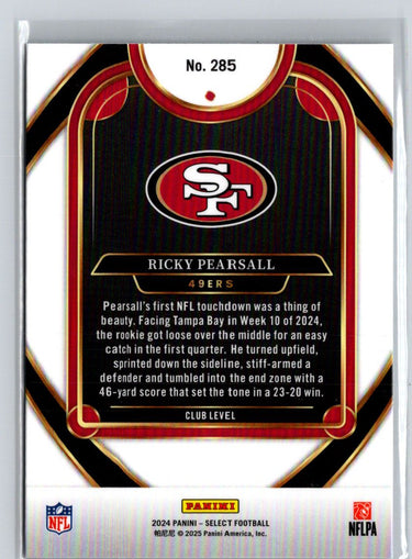 2024 Panini Select #285 Ricky Pearsall i11