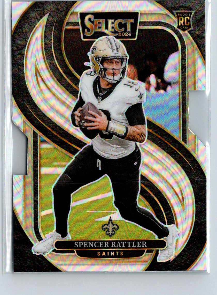 2024 Panini Select #130 Spencer Rattler Silver Prizm Die Cut i11