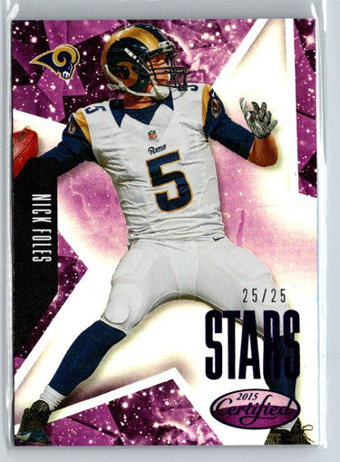 2015 Panini Certified #S15 Nick Foles Stars - Mirror Purple #/25 i13