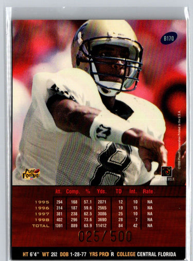 1999 Playoff Prestige SSD #B170 Daunte Culpepper Spectrum Blue #/500 i12