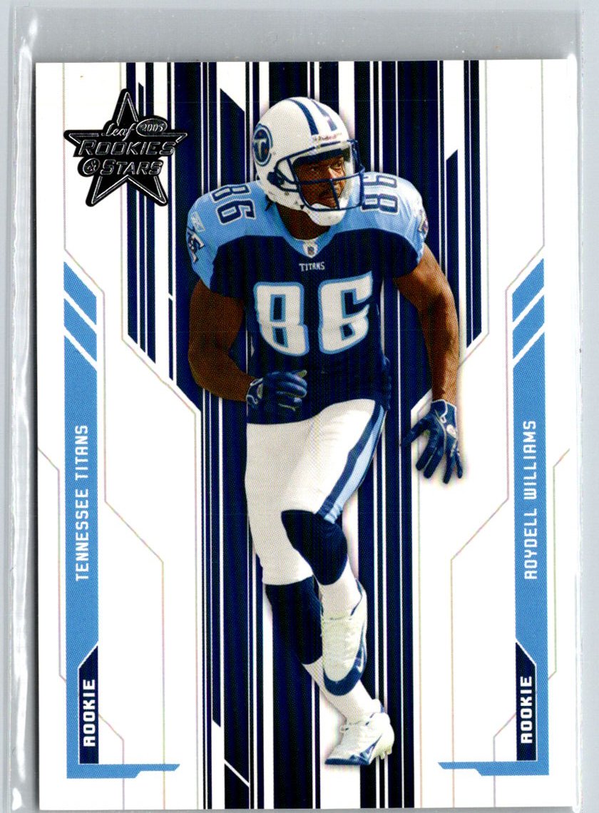 2005 Leaf Rookies & Stars #226 Roydell Williams #/799 i16
