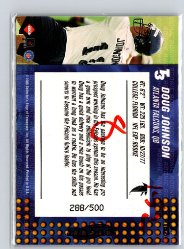 2000 Collector's Edge T3 #152 Doug Johnson HoloPlatinum #/500 i17