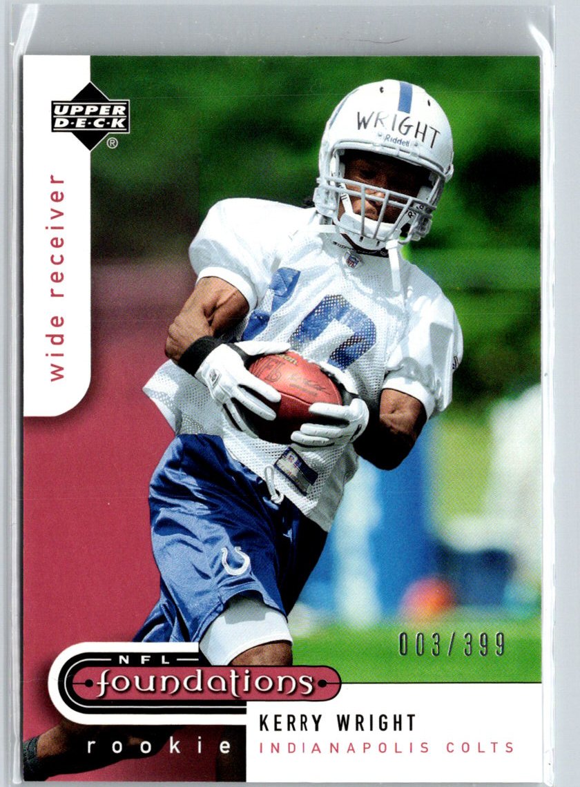 2005 Upper Deck Foundations #177 Kerry Wright #/399 i16
