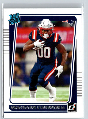 2021 Donruss #286 Rhamondre Stevenson i12