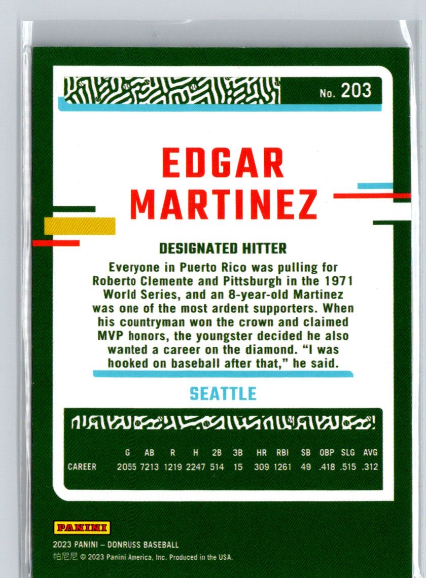 2023 Donruss - Presidential Collection #203 Edgar Martinez #/46 i13