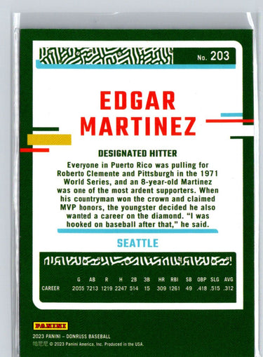 2023 Donruss - Presidential Collection #203 Edgar Martinez #/46 i13