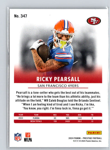 2024 Panini Prestige #347 Ricky Pearsall i12