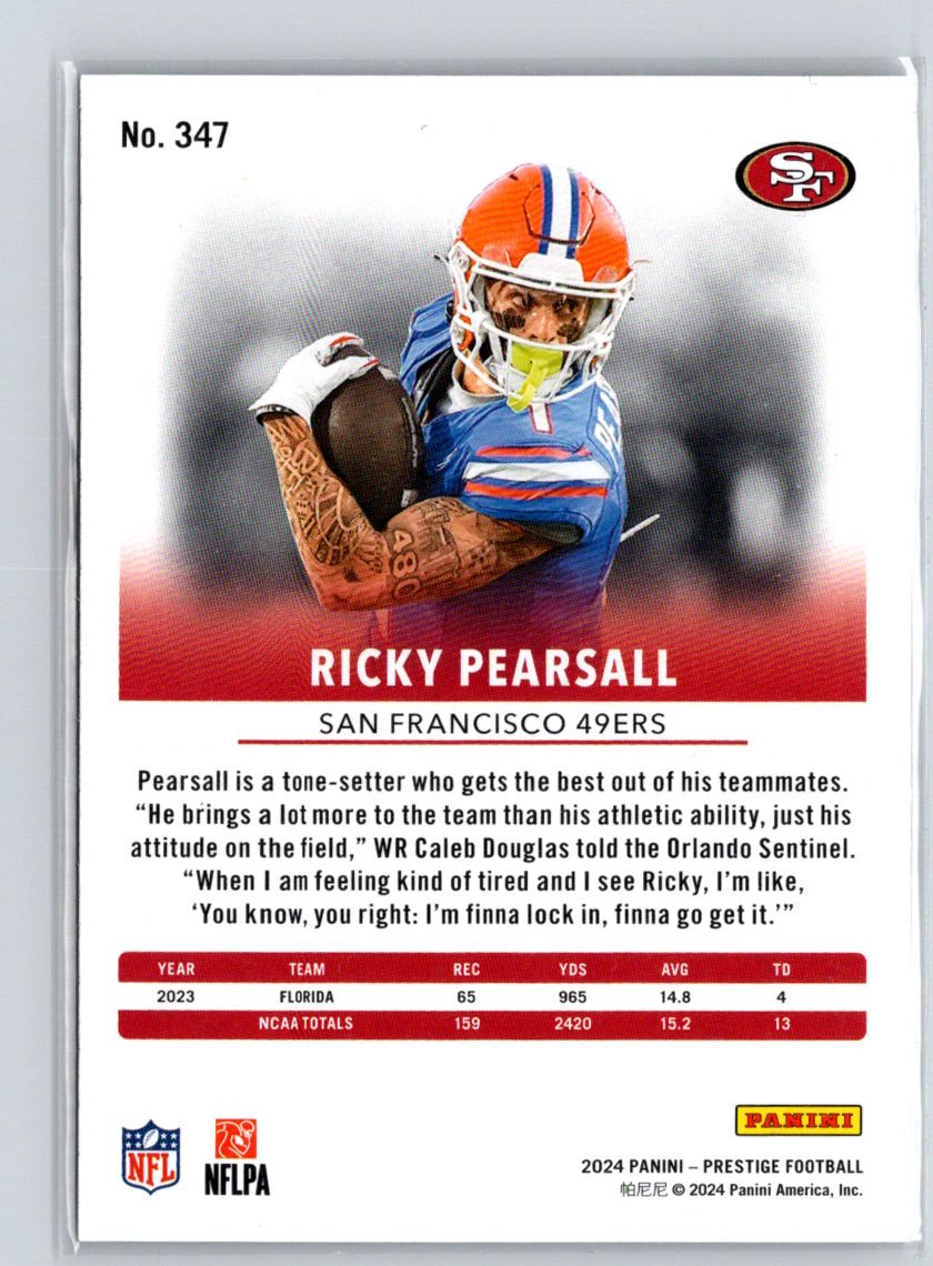 2024 Panini Prestige #347 Ricky Pearsall i12