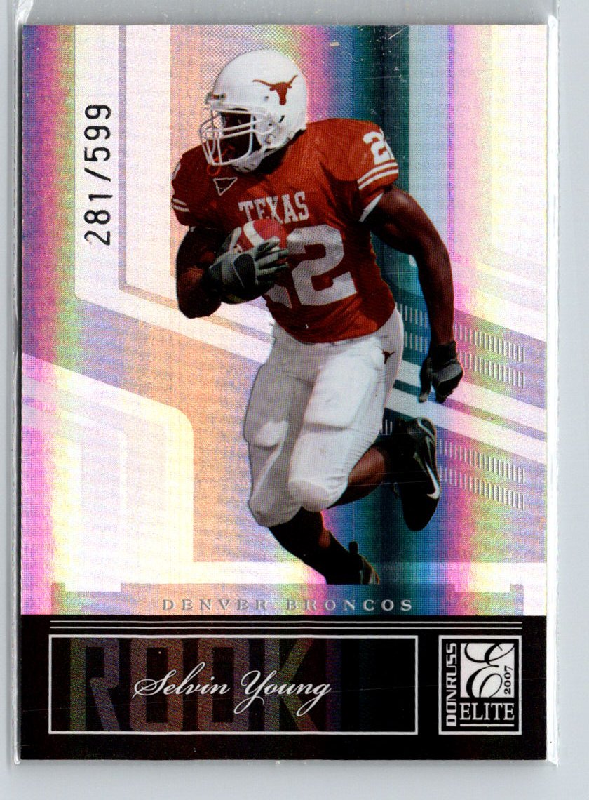 2007 Donruss Elite #186 Selvin Young #/599 i16