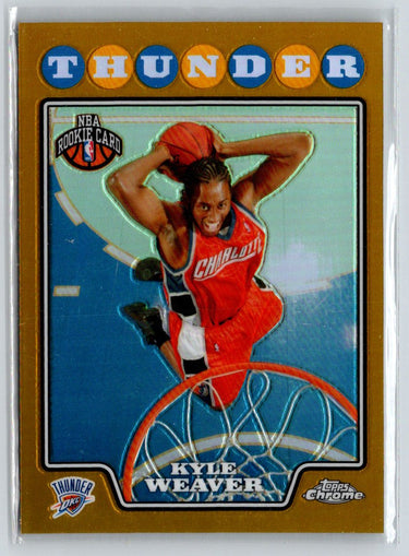 2008-09 Topps Chrome #213 Kyle Weaver Refractors Gold #/50 i20