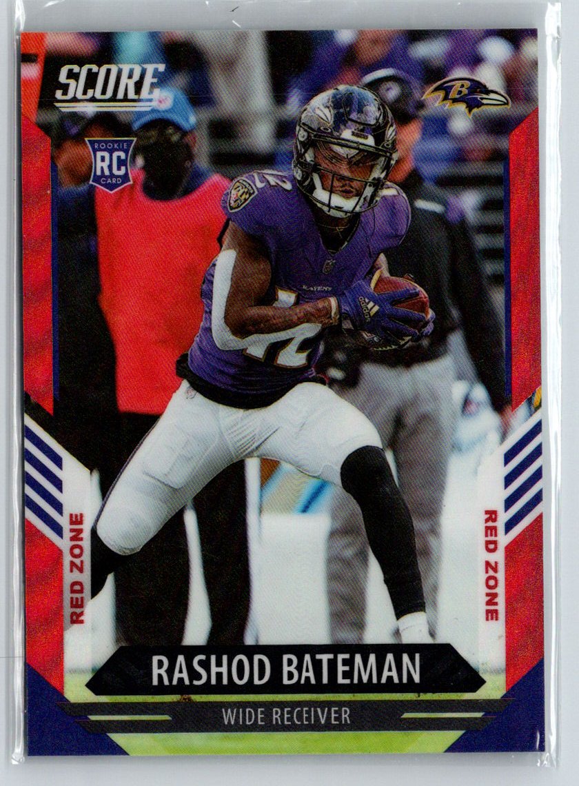 2021 Panini Chronicles #415 Rashod Bateman Score Update Rookies Red Zone /20 i20