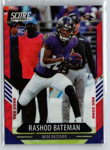 2021 Panini Chronicles #415 Rashod Bateman Score Update Rookies Red Zone /20 i20
