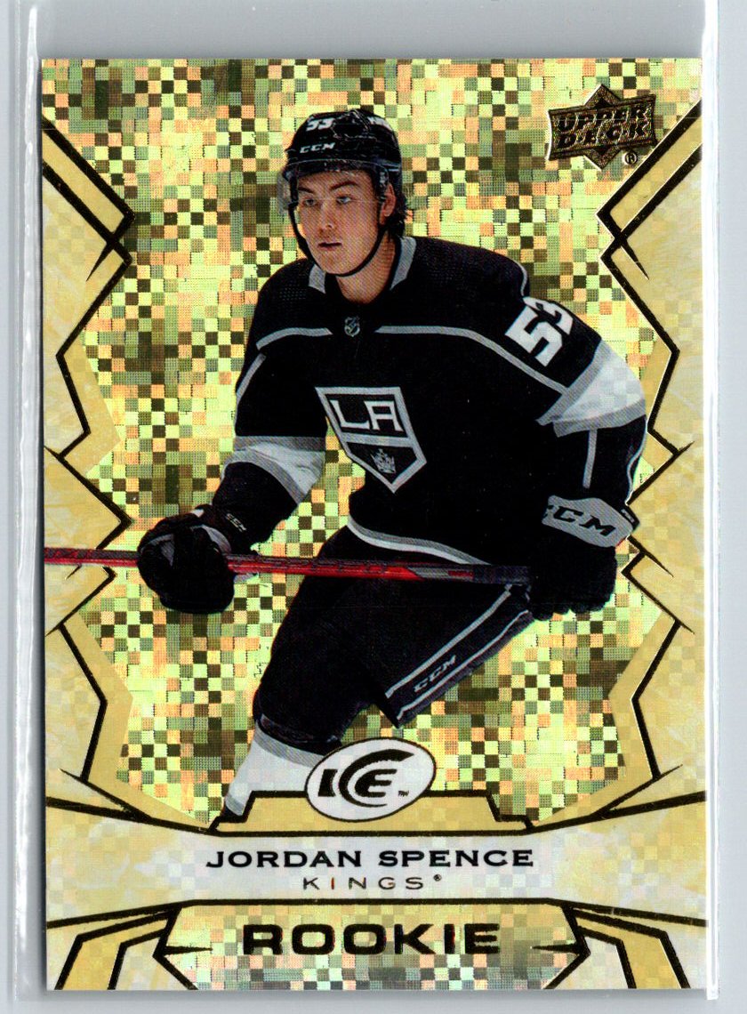 2022-23 Upper Deck Ice #123 Jordan Spence Gold i23