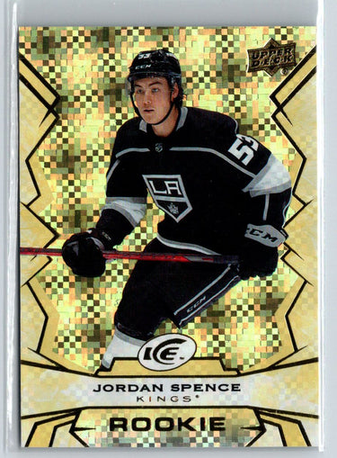 2022-23 Upper Deck Ice #123 Jordan Spence Gold i23