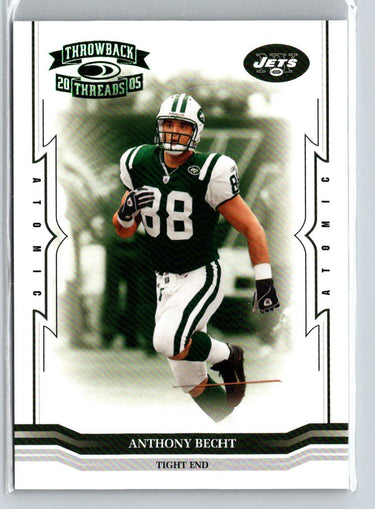 2005 Donruss Throwback Threads #99 Anthony Becht Green #/175 i15