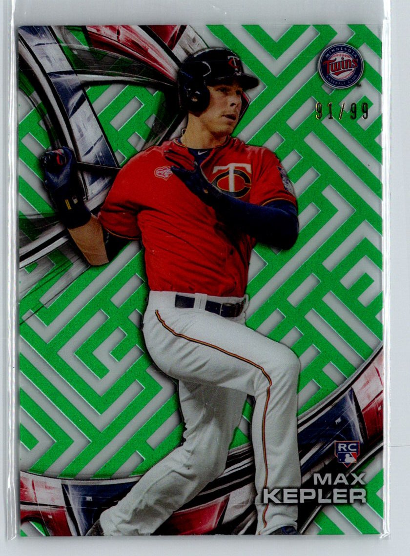 2016 Topps High Tek #HT-MK Max Kepler Green Rainbow Diffractor #/99 i20