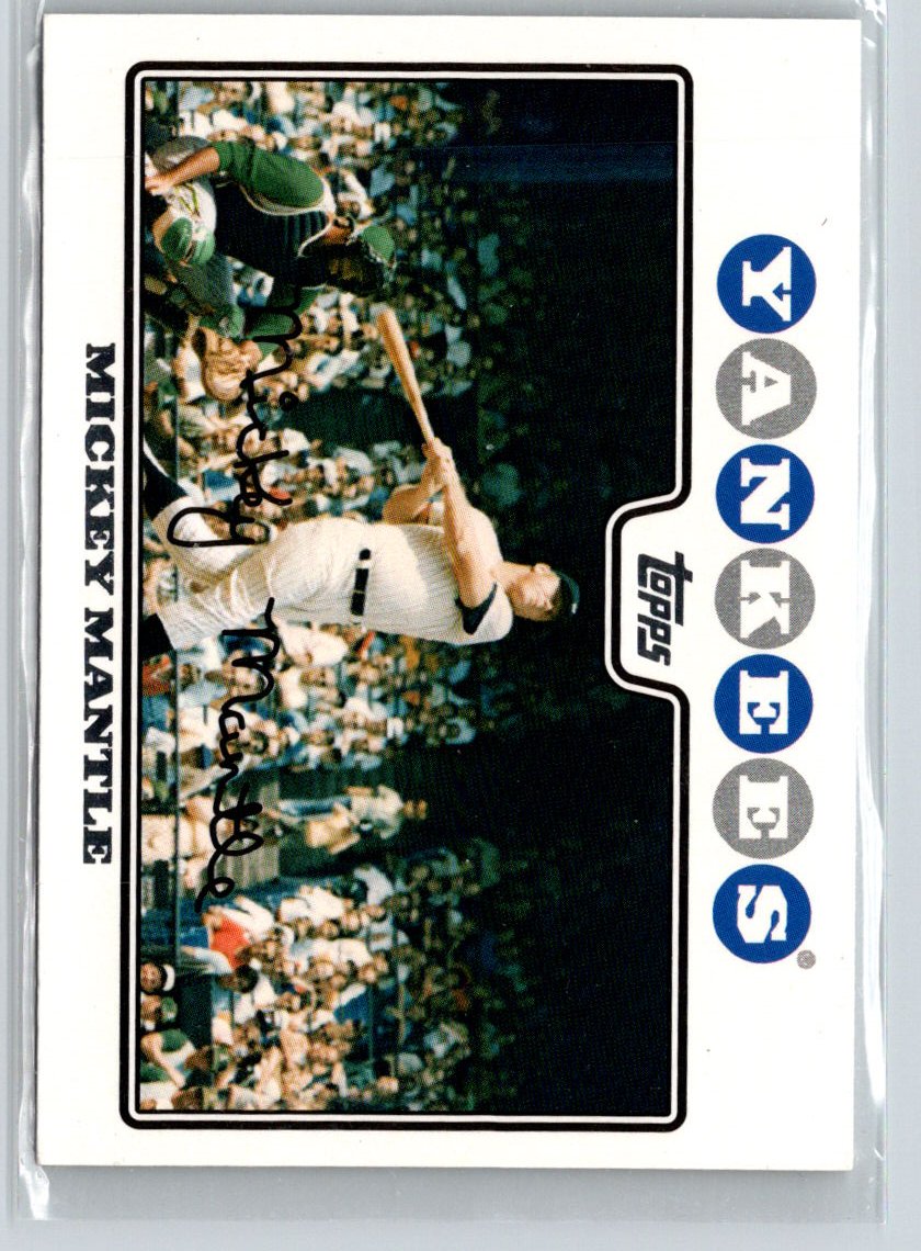 2008 Topps #7 Mickey Mantle i22