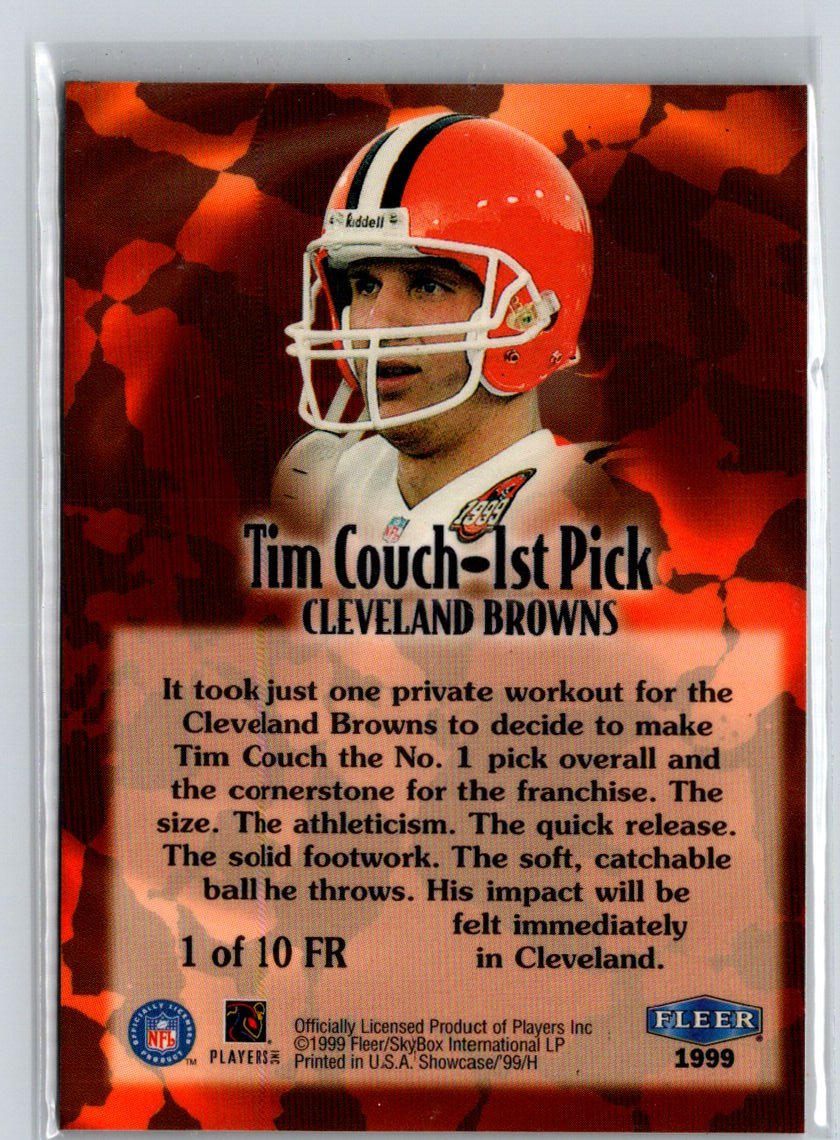 1999 Flair Showcase #1 FR Tim Couch First Rounders i25