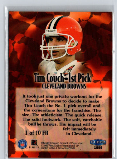 1999 Flair Showcase #1 FR Tim Couch First Rounders i25