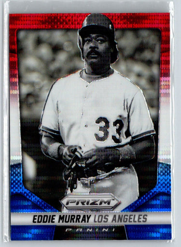 2014 Panini Prizm #158 Eddie Murray Prizms Red White and Blue Pulsar i22
