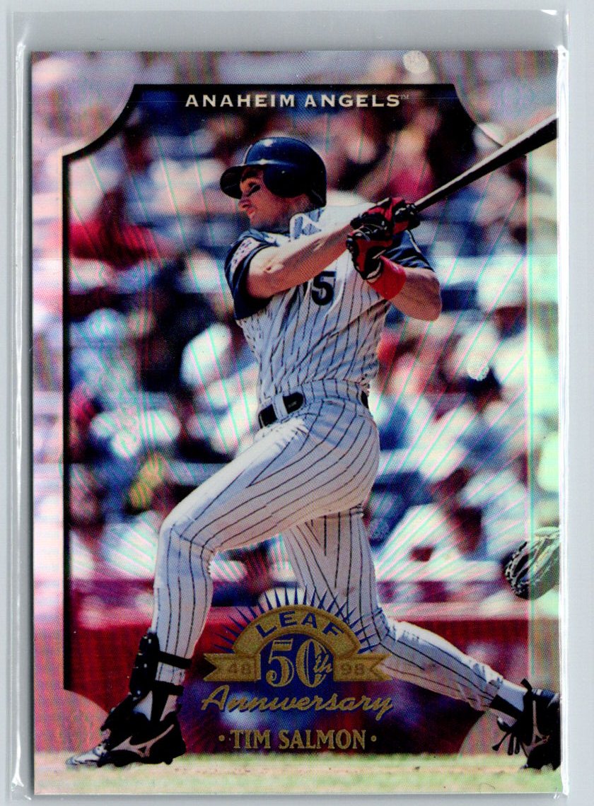 1998 Donruss Collections Leaf #PC 216 Tim Salmon Prized Collections i22