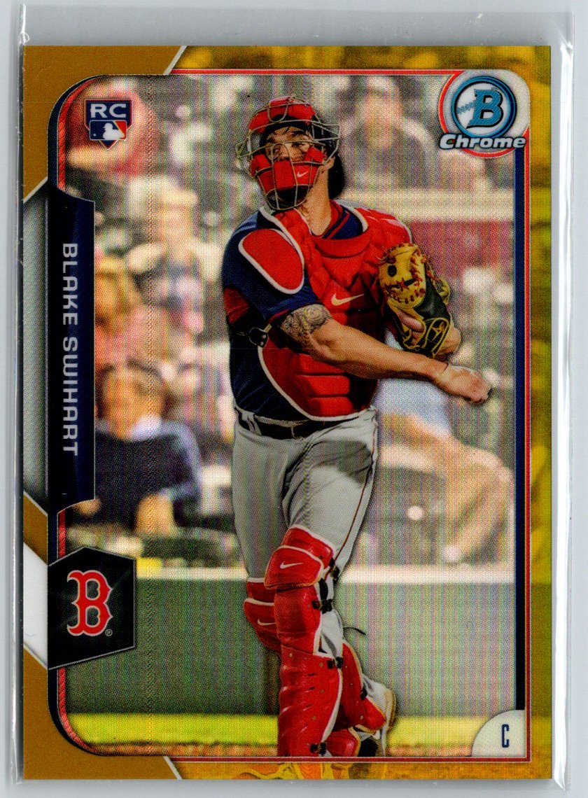 2015 Bowman Chrome #180 Blake Swihart Gold Refractors #/50 i21