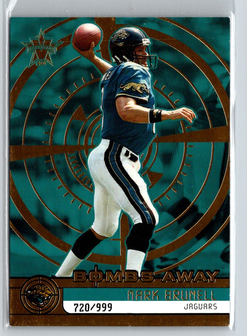 2001 Pacific Vanguard #7 Mark Brunell Bombs Away #/999 i25
