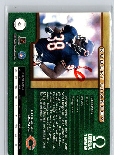 1999 Pacific Omega #42 Robert Chancey Gold #/299 i19