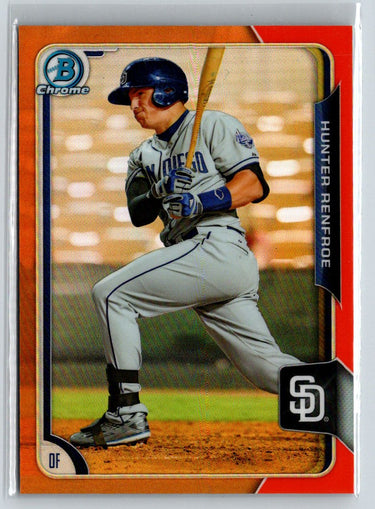 2015 Bowman - Chrome Prospects Orange Refractors #BCP122 Hunter Renfroe #/25 i27