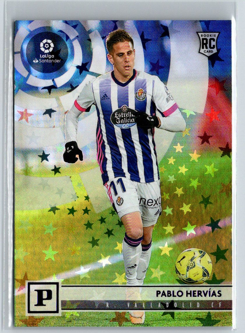 2020-21 Panini Chronicles - Panini La Liga Blue Astro #29 Pablo Hervias #/16 i22