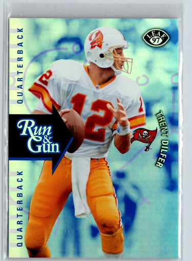 1997 Leaf #11 Trent Dilfer / Warrick Dunn SN3500 Run & Gun #/3500 i25
