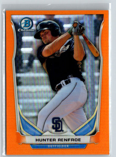 2014 Bowman Draft #CTP-32 Hunter Renfroe Chrome Orange Refractor #/25 i27