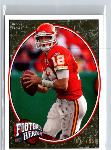 2008 Upper Deck Heroes #16 Brodie Croyle Green #/350 i18