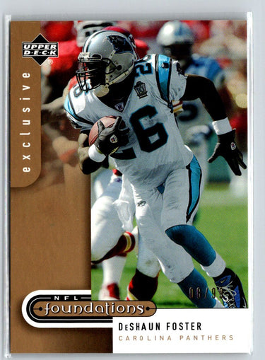 2005 Upper Deck Foundations #17 DeShaun Foster Exclusive Gold #/99 i26