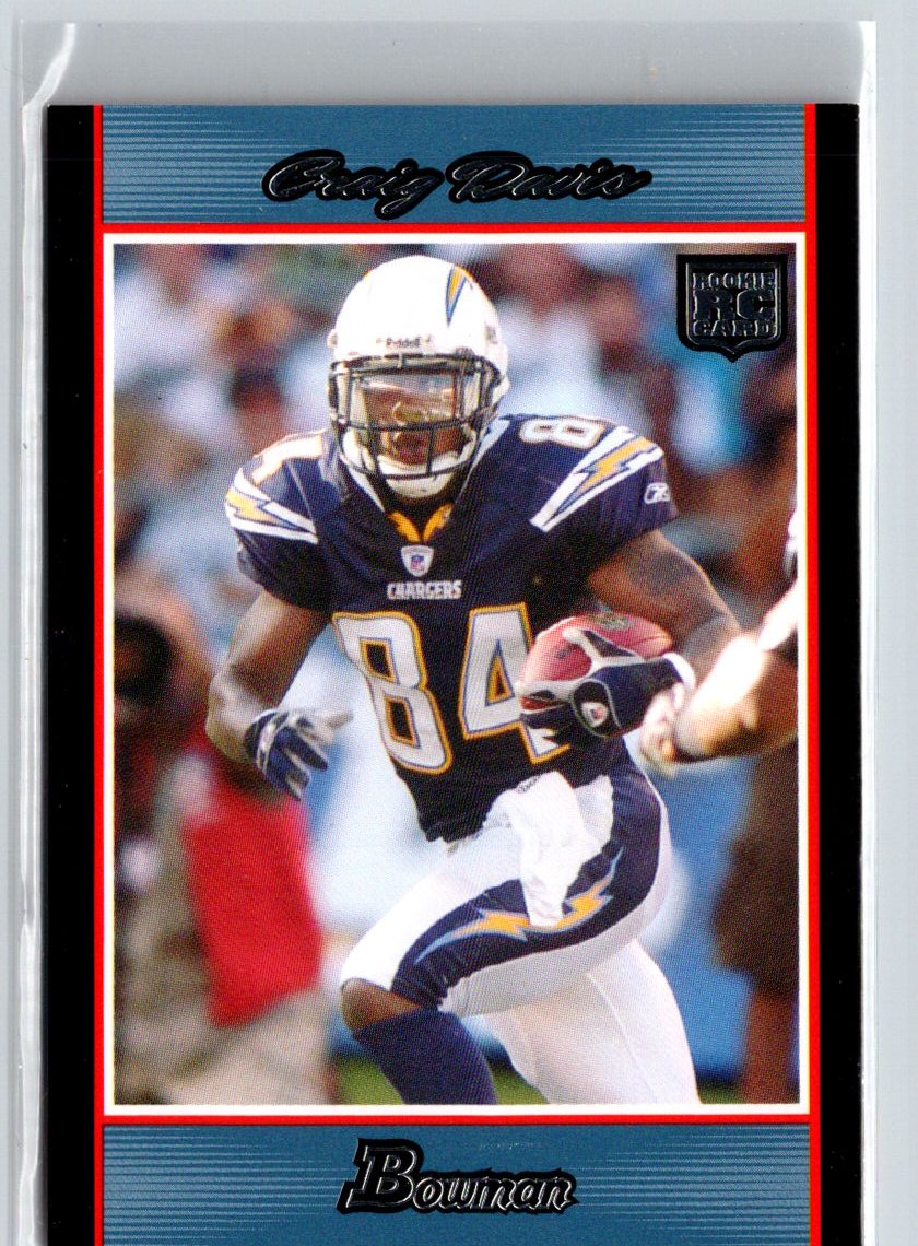 2007 Bowman #152 Craig Davis Blue #/500 i18
