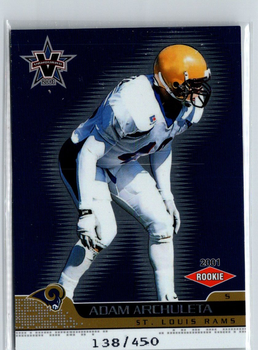 2001 Pacific Vanguard #139 Adam Archuleta #/450 i18