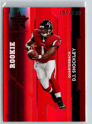 2006 Leaf Rookies & Stars Longevity #206 D.J. Shockley Ruby #/199 i24
