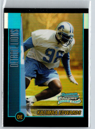 2002 Bowman Chrome #124 Kalimba Edwards Refractors #/500 i24