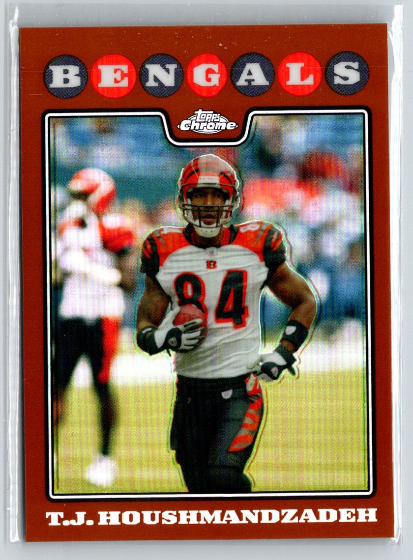 2008 Topps Chrome #TC63 T.J. Houshmandzadeh Copper Refractors #/425 i24