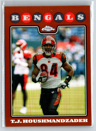 2008 Topps Chrome #TC63 T.J. Houshmandzadeh Copper Refractors #/425 i24