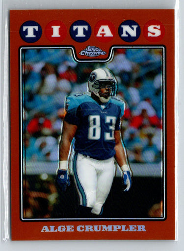 2008 Topps Chrome #TC104 Alge Crumpler Copper Refractors #/425 i24