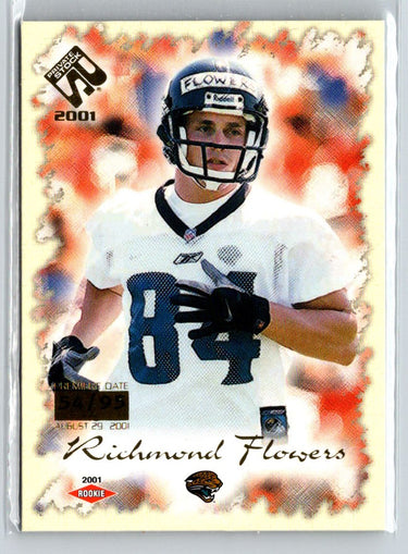 2001 Pacific Private Stock #131 Richmond Flowers Premiere Date #/95 i26