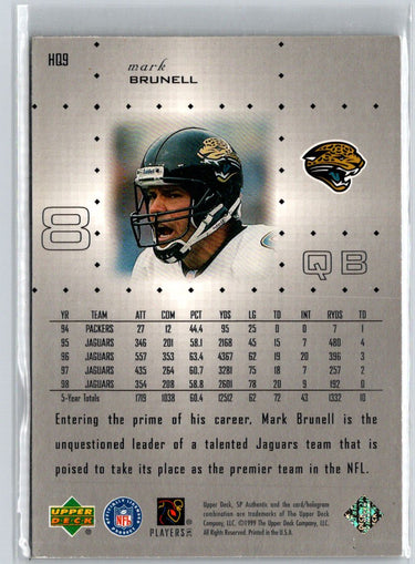 1999 SP Authentic #HQ9 Mark Brunell NFL HeadQuarters i27