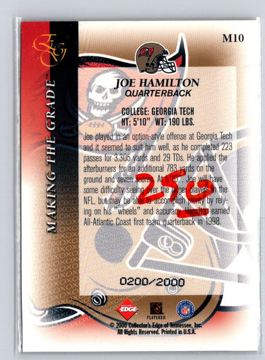 2000 Collector's Edge EG #M10 Joe Hamilton Making the Grade #/2000 i27