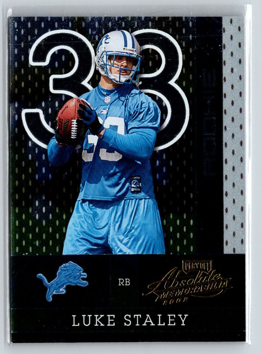 2002 Playoff Absolute Memorabilia #169 Luke Staley #/1500 i27