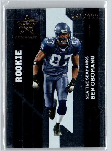 2006 Leaf Rookies & Stars Longevity #113 Ben Obomanu #/999 i27