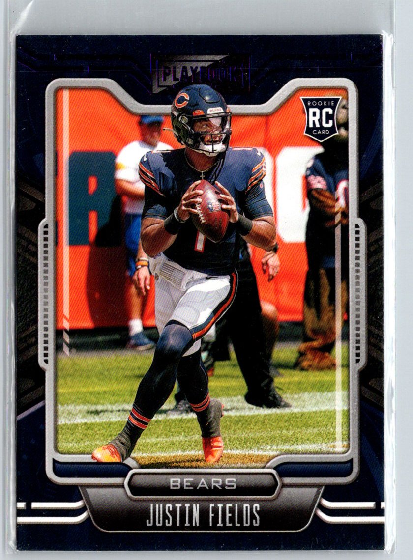 2021 Panini Playbook #108 Justin Fields i29